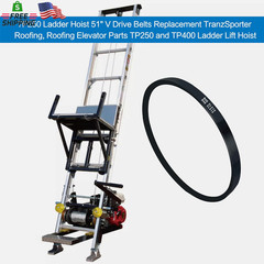 TP250 Ladder Elevator V-Drive Belt Size 51 Inches Replacement Tranzporter Roof,