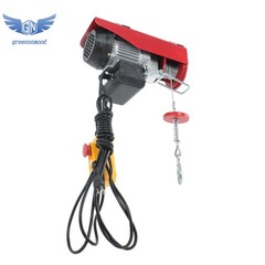 PA200 Electric Hoist 440lbs w/ 14ft Remote, 110V 510W Motor, Dual Hook System