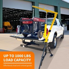 70238 Hydraulic Hitch Crane with 1000 lb. Capacity – Portable & Adjustable
