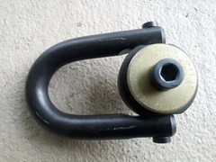 Jergens 2,500 Lbs. Load Capacity, Safety Engineered Center Pull Hoist Ring