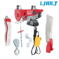 LABLT PA200 440lbs Electric Hoist with 14 FT Wired Remote Control 110V Motor