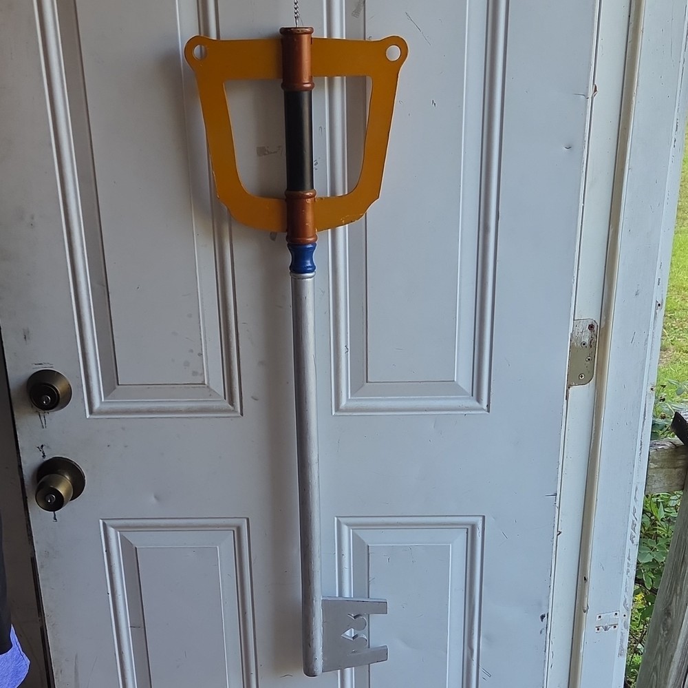 Crane Hoist Lifting Tool w/ Chain Attachment, Metal Frame Bracket Yellow/Gray
