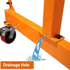 Complete Garage Crane System – Adjustable Height 7.78-11.04 FT, Includes Hoist