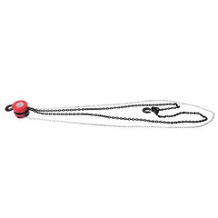 6600lbs 10ft Manual Steel Hand Chain Hoist Puller Block W/ 360° Swivel Hooks