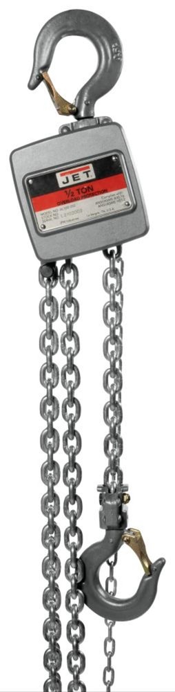 Jet Al100-050-30 1/2 Ton Hand Chain Hoist With 30′ Of Lift