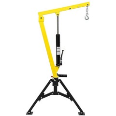 Truck Jib Crane 4500lb Capacity, Foldable Adjustable Arm&Height,Galvanized Steel