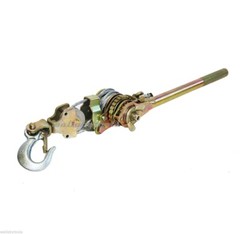 2 TON RATCHETING LEVER HOIST PULLER 4400lbs COME ALONG 2 HOOKS CABLE DUAL GEAR