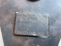 McKissick 8 In Champion 2:1 SWI 30 Ton Crane Block Pulley with Hook