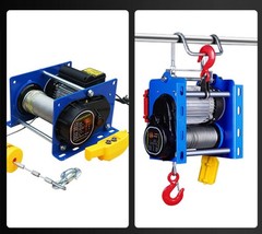 Small Wire Rope Remote Control Electric Fast Lifting and Lowering Winches