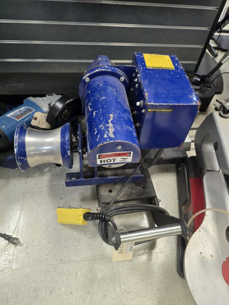 My-TE Capstan Winch-Hoist 800/1600 Model 300 AB/Foot Switch-115 AC-Single Phase