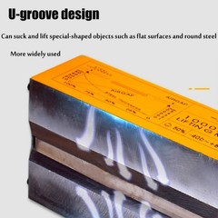 Magnetic Lifting Device with Strong Magnetic Force for Lifting Steel Plates