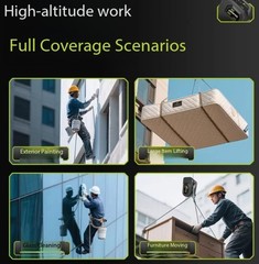 Rope ClimberMotorised AscenderPortable HomeWireless Remote Control Crane