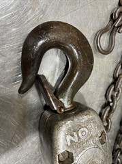 CM Hoist 3 ton puller lever aluminum chain hoist model B. Used Surplus