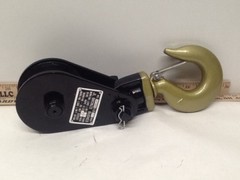 Block Tailboard 4Ton Wire Rope Sheave Tow Shackle Clevis Tree Sling Swivel Hook