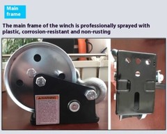 Hand Winch Winch Portable Winch Powerful Trailer Winch Accessories 12002000lbs