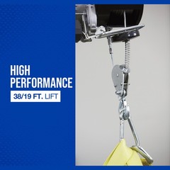 Strongway Electric Cable Hoist, 880-lb. Single-Line Capacity/1760-Lb.