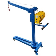 Small Portable Foldable Hoist Hand-cranked Lifting Machine Folding Hand Crane