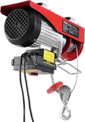 1320 lbs 120V Electric Winch Hoist w/ 328Ft Wireless & 14Ft Wired Remote Control