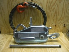 New GRIPHOIST TIRFOR TU28 TU-28 8000lb 4000lb Lift 50′ Cable Manual Lever Hoist