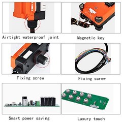12-72V Wireless Industrial Remote Control for Transmitter & Receiver Hoist Crane
