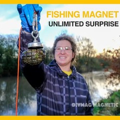 DIYMAG Neodymium Fishing Magnets, 200 lbs(90 44mm(1.75 inches), Single Hole