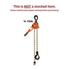 CMCO – BANDIT RATCHET LEVER HOIST – 3/4 TON CAPACITY – 20 FT LIFT