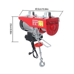 LABLT Mini Electric Hoist,1760 lbs Electric Winch&328 ft Wireless Remote Control