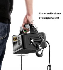 500KG Electric Hoist Lift Portable Small Crane Electric Winch with Remote Contro