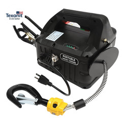 Electric Hoist Winch,1100Lbs 1500W Electric Hoist Winch Portable Winch with Wire