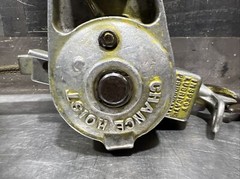 Chance Hoist 1 Ton Hot Stick Ratcheting Strap Hoist. Item ID #23. Used Surplus