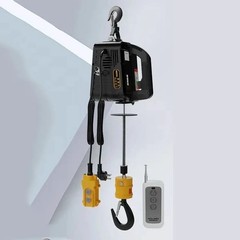Electric Hoist 220V Home Remote Control Portable Suspended Hoist Lifting Crane