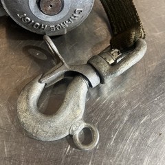 Chance Hoist 1 Ton Hot Stick Ratcheting Strap Hoist. Item ID #65 Used Surplus
