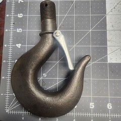CM 40606 STEEL BOTTOM 3 TON HOOK FOR 4ZX63, 4ZX70, 4ZW68, 4ZW73, & 4ZW74 [B5B1]