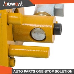 Labwork 440lb/200kg Capacity Permanent Magnetic Lifter 2.5 Safety Factor Yellow