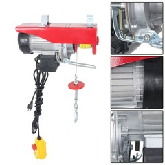 Compact 110V Electric Hoist – 600kg Capacity with Lifting Belt & Remote