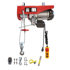 Electric Hoist, 2200 Lbs 110V Electric Winch with 14 Ft Wired Remote Control, 40