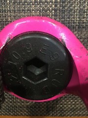 Rud 9t Chain Screw-On Hoist Ring, M42 x 10.9 Thread Size, WLL 19840 lb. Used