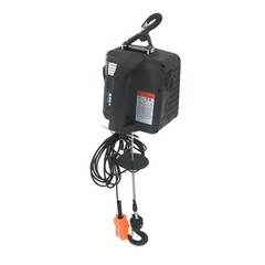 3-in-1 Electric Hoist 1100 LBS Dual Remote Overload Protection For Garage