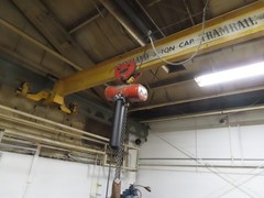 3-Ton Dual Bridge Cleveland Tramrail Underslung Crane w/ (2) 3-Ton CM Hoists