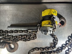 Tugit 1 Ton Ratchet Chain Hoist Come-A-long Winch Rigging. Item ID #1