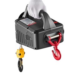 2-1 Electric Hoist Winch 1100lb 25ft Wired Remote for Garage Warehouse