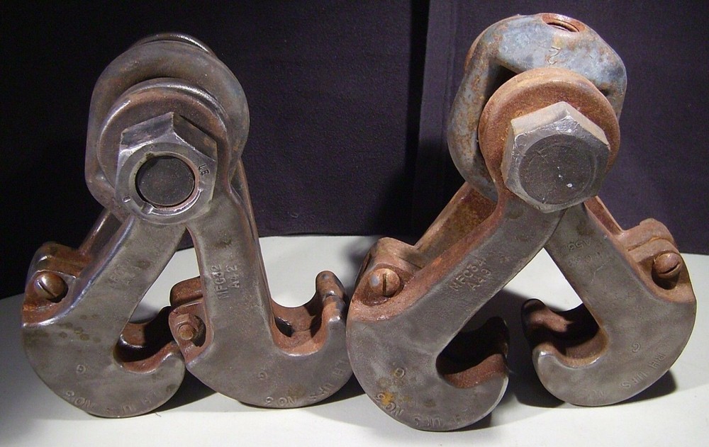 I Beam Clamps w/ Weldless Eye Nuts Anvil Int. UFS Capacity 5900 lbs –
