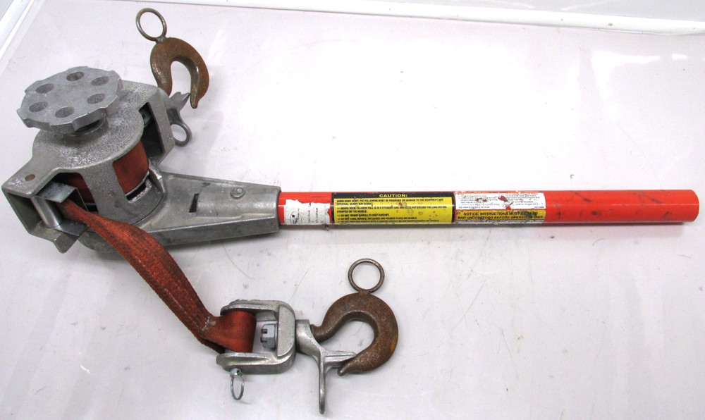 Chance, Hoist 1 Ton Hot Stick Ratcheting Strap Hoist, BR
