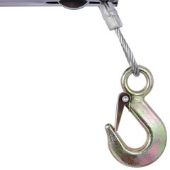 500 lb Hydraulic PWC Dock Jib Engine Hoist Crane 2″ Hitch Mount Lift, Red