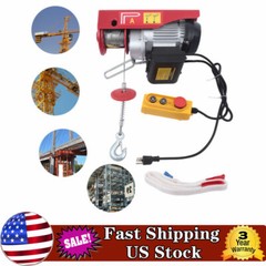 Electric Hoist 1100 Lbs Garage Ceiling Crane Winch Lifting with Remote