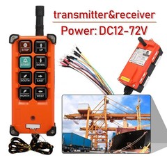 Wireless Industrial Remote Control for Transmitter Receiver Hoist Crane Durable