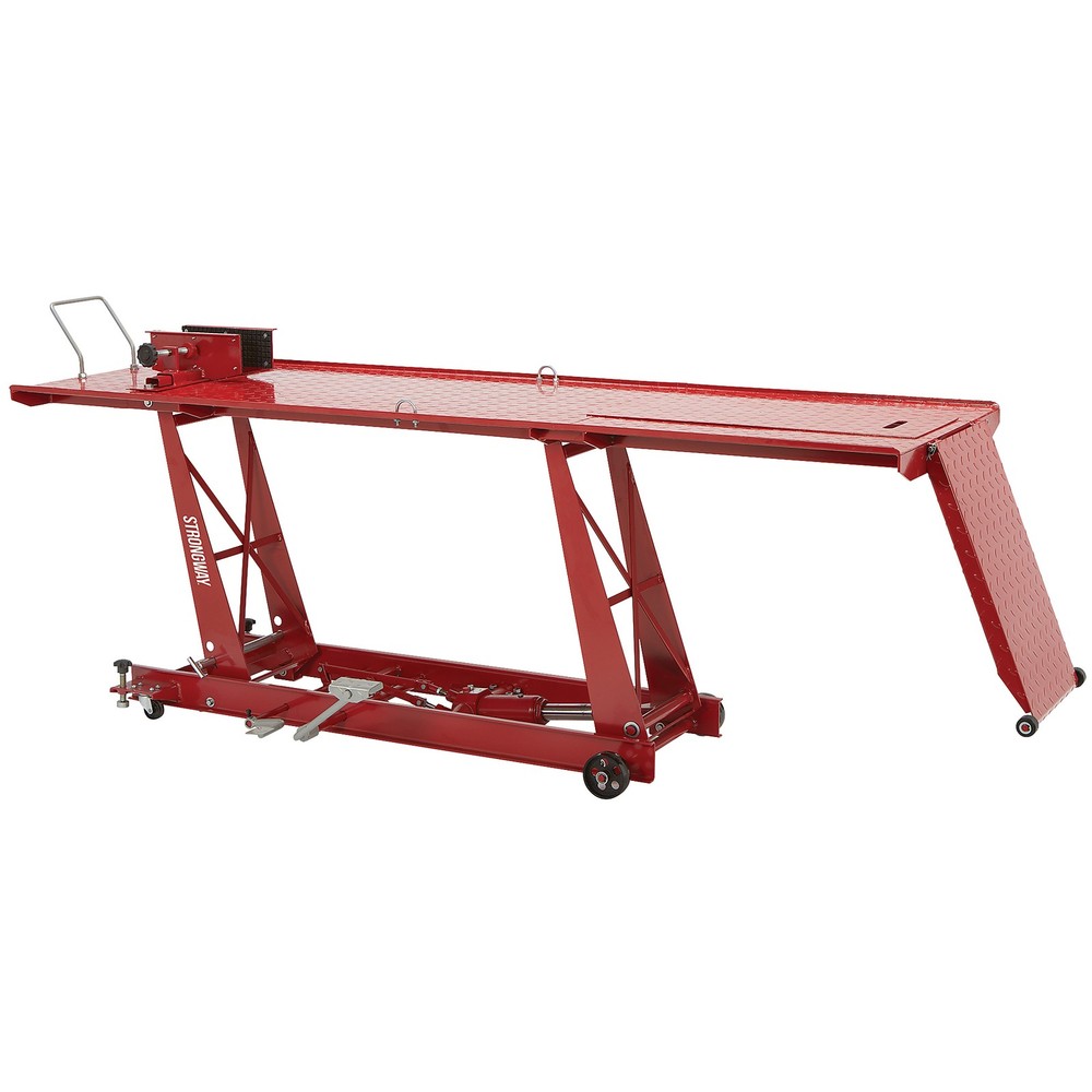 Strongway Steel Hydraulic Motorcycle Lift, 1100-Lb. Capacity, Model#