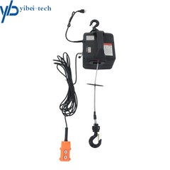 1100LB 3-in-1 Portable Electric Hoist For Garage, Warehouses And Factories 110V