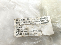 382-31614 PIN BRAKE INGERSOLL RAND FA5I AIR WINCH LOT OF 6