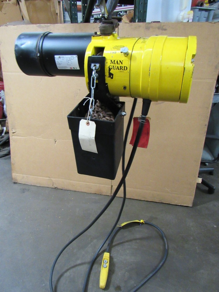 BUDGIT MANGUARD CHAIN HOIST BEHC0216 2 TON2.25HP 460V 16/5.3FPM 2 SPEED 3PH